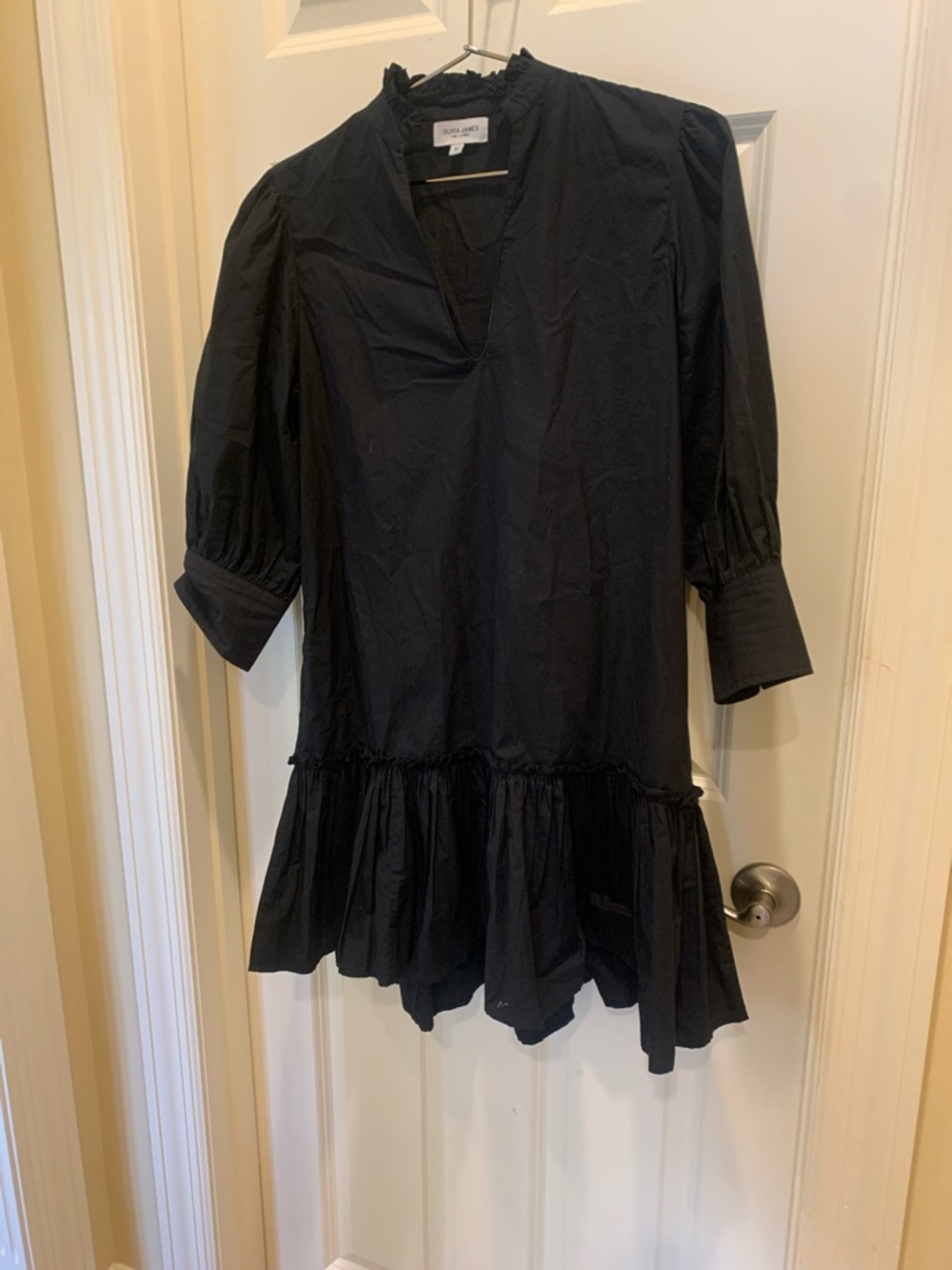 Olivia James black dress XS